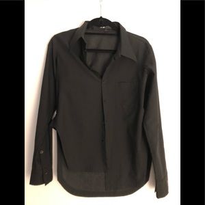 Y-3 women’s asymmetrical button down top